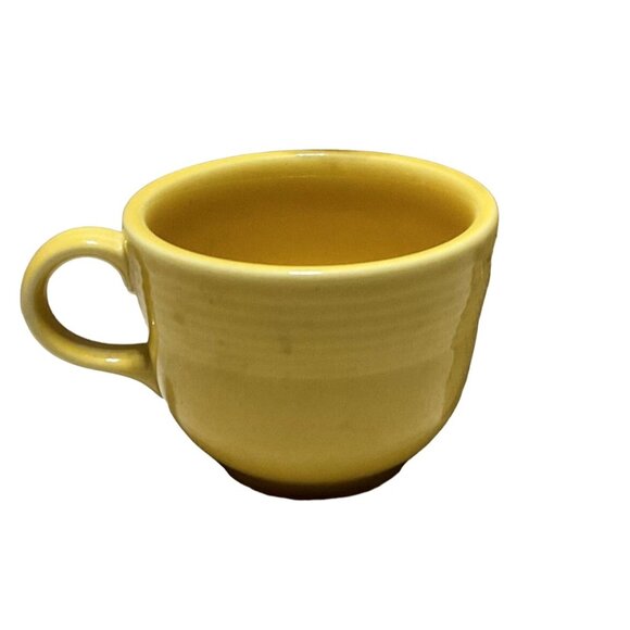 FIESTAWARE CUP SAUCER SUNFLOWER YELLOW 2011 FIESTA ZZB LEAD FREE CUP IS MODERN - Picture 4 of 5